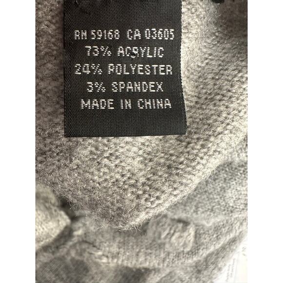 Karen Kane gray long sleeves flower embroidered sweater size Medium - Picture 4 of 11